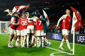 La negativa racha que rompió el Arsenal tras clasificarse a los cuartos de final de la Champions League