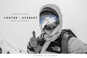 Se reestrena Lhotse-Everest sin oxígeno, la película que muestra el récord Guiness de Juan Pablo Mohr