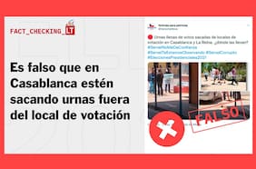 Es falso que en Casablanca estén sacando urnas fuera del local de votación