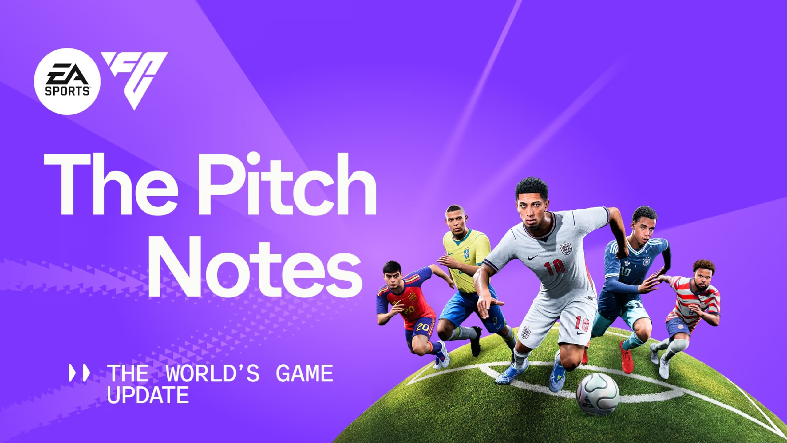 El Mundial 2026 "llega" a EA Sports FC 26 con el parche The World's Game y más de 50 selecciones licenciadas (vuelve Brasil)