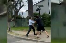 Diputado Álvaro Carter protagoniza confusa pelea callejera