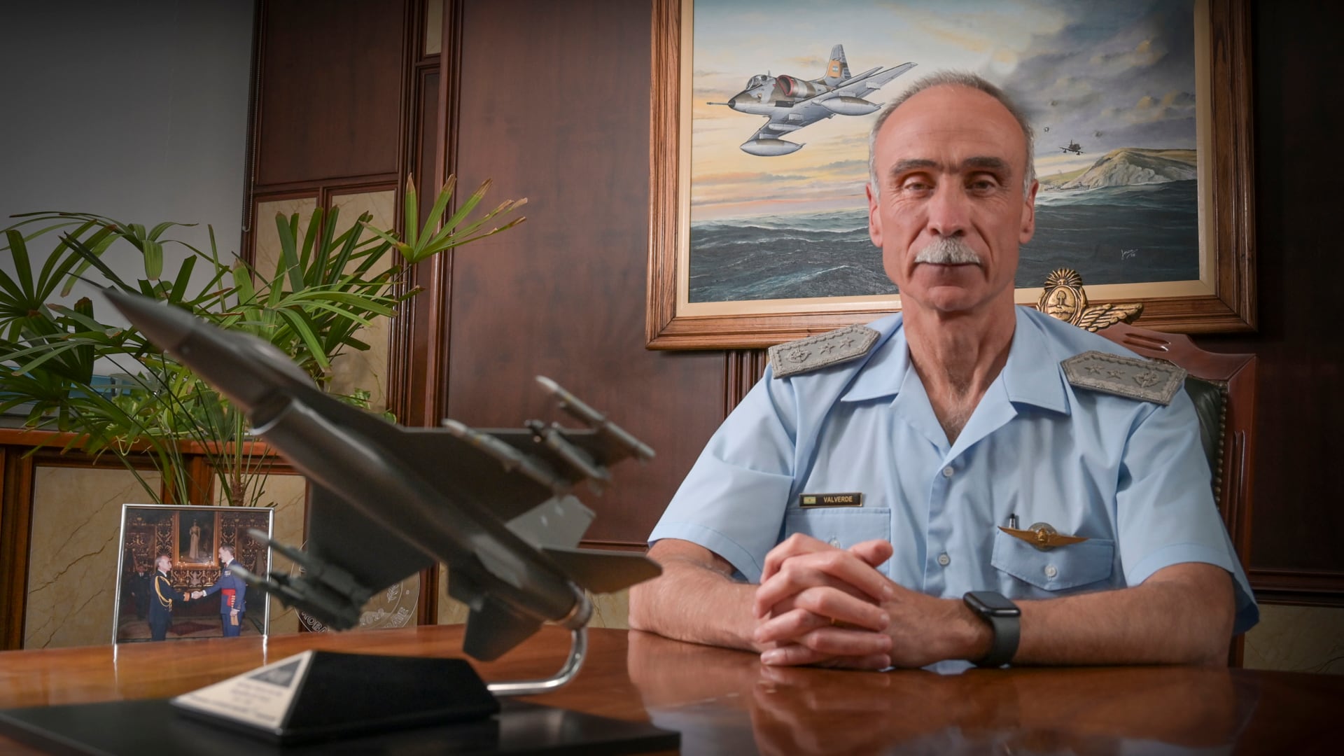 Gustavo Javier Valverde, jefe del Estado Mayor General de la Fuerza Aérea de Argentina.