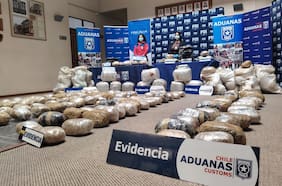 Detienen a tres personas tras incautación de 352 kilos de cannabis en acoplado de camión en el paso fronterizo Ollagüe