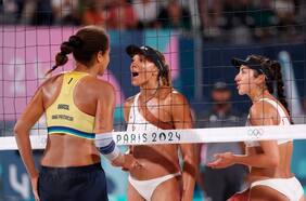 John Lennon como símbolo de paz: la genial ocurrencia del DJ del choque entre Brasil y Canadá en el voleibol playa