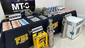PDI realiza dos incautaciones en sector oriente de la RM y detiene a cuatro personas: vendían droga a través de aplicaciones