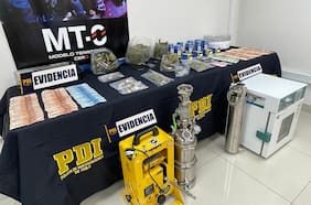 PDI realiza dos incautaciones en sector oriente de la RM y detiene a cuatro personas: vendían droga a través de aplicaciones