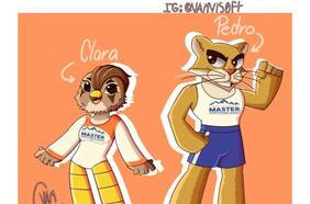 Clara y Pedro: conoce las mascotas de los I Juegos Suramericanos Máster ODESUR Santiago 2021