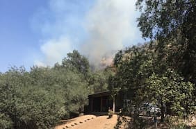 Incendio se registra en el cerro Manquehuito, en Vitacura: delegado presidencial descarta propagación a viviendas