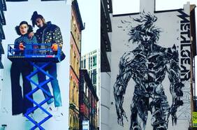Borran mural de Metal Gear Rising que estaba en la ciudad de Leeds en Reino Unido