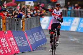 Giro de Italia: Joe Dombrowski gana la cuarta etapa y Alessandro De Marchi se enfunda la maglia rosa