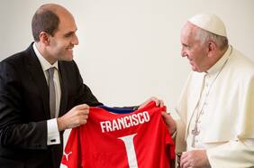 La charla que sostuvo Sergio Jadue con el Papa Francisco en la previa de la Copa América 2015