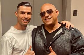 Una dupla de lujo: el fraterno abrazo entre Cristiano Ronaldo y Vin Diesel