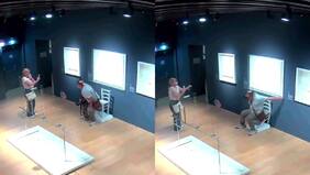 Pesadilla en el museo: un turista se sienta y destruye la “silla de Van Gogh”