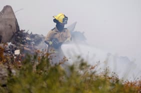 Controlan incendio forestal en Puente Alto cercano a Hacienda El Peñón