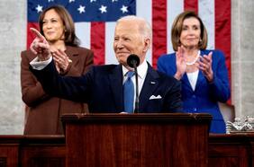 Inflación y guerra en Ucrania: las claves de la segunda cuenta anual de Joe Biden ante el Congreso