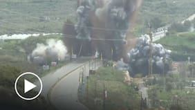 La impactante destrucción de un puente en el Líbano por fuerzas israelíes