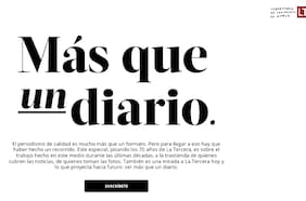 Más que un diario: La Tercera recibe premio internacional por su especial de lanzamiento de la suscripción digital