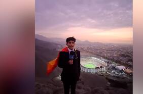 No lo dejaron entrar al estadio: joven narró la final de la Copa Libertadores desde un cerro en Lima