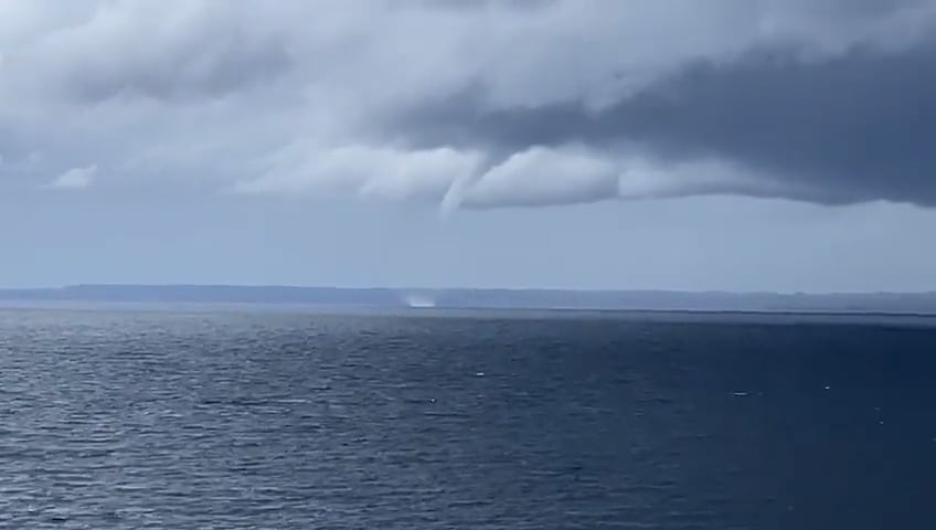Las dos regiones que podrían registrar trombas marinas hoy