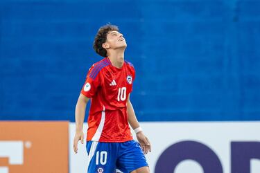 Zidane Yáñez anotó el segundo gol de Chile en el triunfo por 3-2 sobre Argentina.