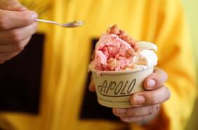 Apolo: la heladería 100% vegana y de estilo retrofuturista que abrió en Providencia