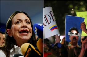 Cómo se prepararon María Corina Machado y la oposición venezolana para desmentir la victoria de Maduro