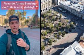 “Hay prostitución, personajes raros, contaminación”: bloguero de viajes descuera la Plaza de Armas ¿Qué dijo Santiago Adicto?
