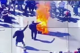 Se registran incidentes y barricadas en el entorno del Congreso Nacional durante el cambio de mando