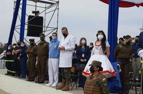 Parada Militar 2021 reúne a más de 7.000 personas e inicia con reconocimiento al personal de salud