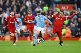 Repasa la goleada del Manchester City frente al Liverpool en la Premier League
