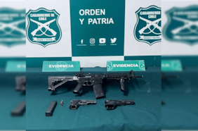 Detienen a tres menores de edad en El Bosque: poseían armamento y andaban en auto robado