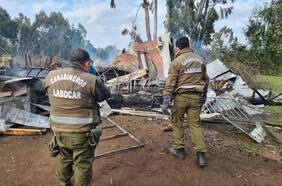 Indagan intencionalidad de incendio que consumió por completo escuela rural en La Araucanía