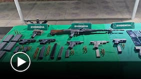 Denuncia de vecinos termina con incautación de arsenal y un fusil de guerra