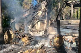 Desconocidos queman maquinaria forestal y otras instalaciones en predio de Vilcún