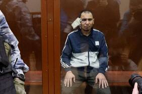 Rusia exhibe a los cuatro detenidos por el ataque terrorista