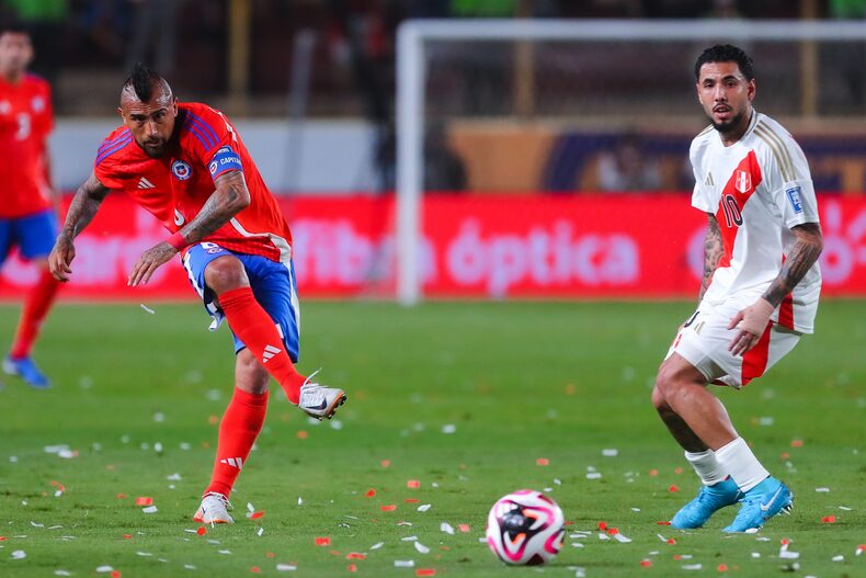 Arturo Vidal was the captain of Chile.