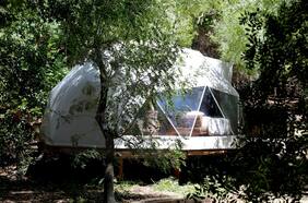 Indomo: el glamping para descansar en medio de un bosque nativo en Casablanca