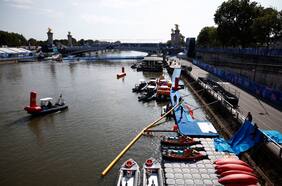 Cancelan el entrenamiento de relevos mixto del triatlón de París por la calidad del agua del Sena