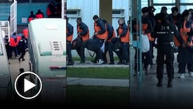 Todos con uniforme: así fue el ingreso de los reos a la nueva cárcel de Talca