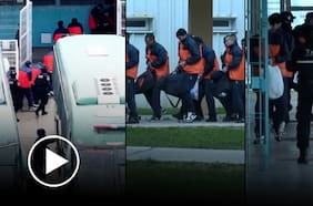 Todos con uniforme: así fue el ingreso de los reos a la nueva cárcel de Talca