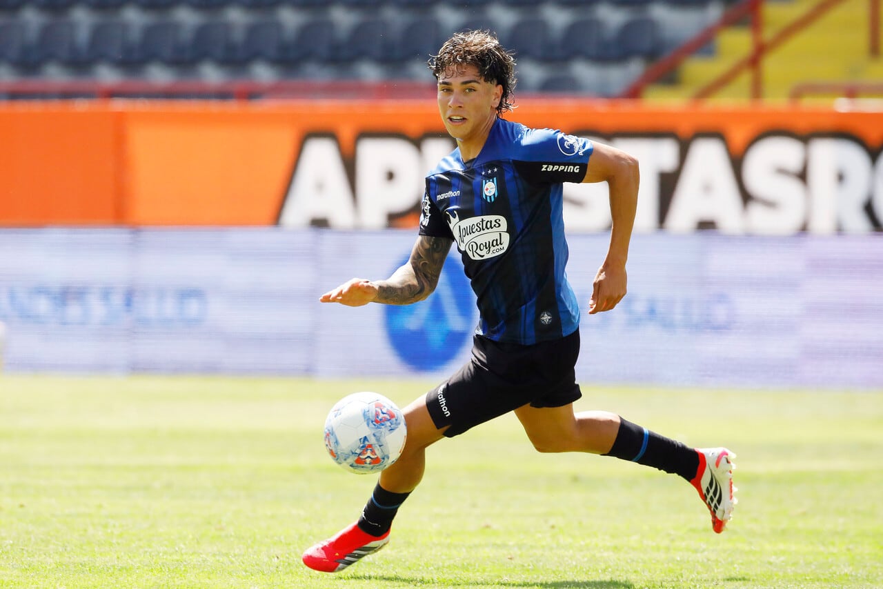 El extremo en el duelo ante Universidad de Chile. Por: EDUARDO FORTES/PHOTOSPORT