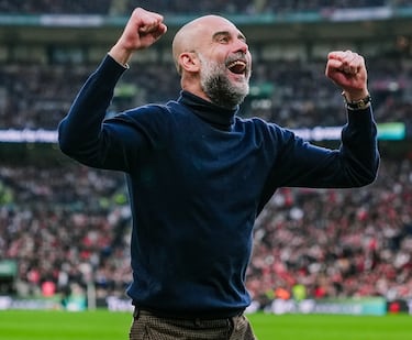A la caza de Ferguson: el nuevo récord que pesigue Pep Guardiola tras ganar la Copa de la Liga con el Manchester City