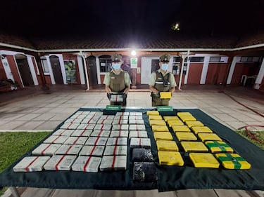 Carabineros detiene dos sujetos y decomisa más de 60 kilos de cocaína en operativo nocturno en Buin