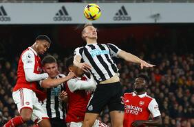 Desilusión en la parte alta de la Premier: Arsenal y Newcastle se quedan en blanco en el Emirates de Londres