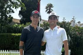 Joaquín Niemann y Álvaro Morata comparten en la previa del LIV Golf Andalucía