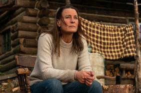 Land: Robin Wright en una cabaña y tras las cámaras