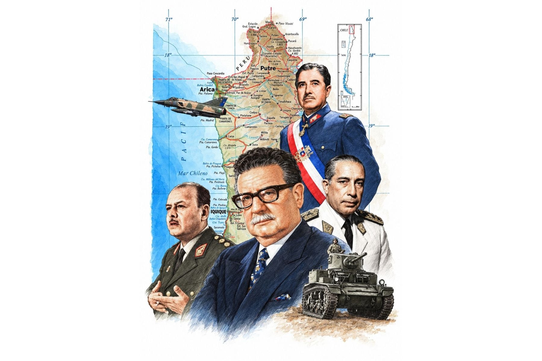 Aviones, armas soviéticas y espías: cómo Chile contuvo la amenaza de invasión peruana en los 70