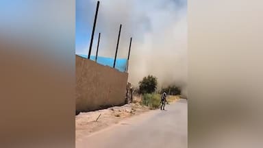 Solicitan evacuar sector Polpaico, en Tiltil, por incendio forestal