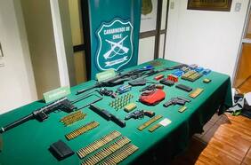 Las declaraciones clave en el caso del funcionario judicial de Traiguén que mantenía armamento en su casa y que arriesga 20 años de cárcel