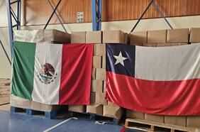 Gobierno habilita gimnasio Luis Cruz Martínez para acopio de ayuda internacional por incendios en Valparaíso